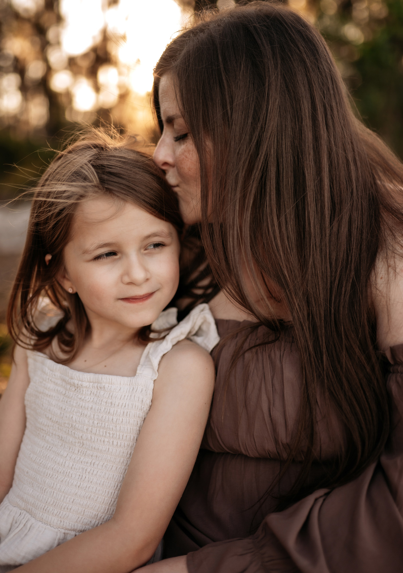 Mother and child portrait during an outdoor family photography session in Orlando, Florida