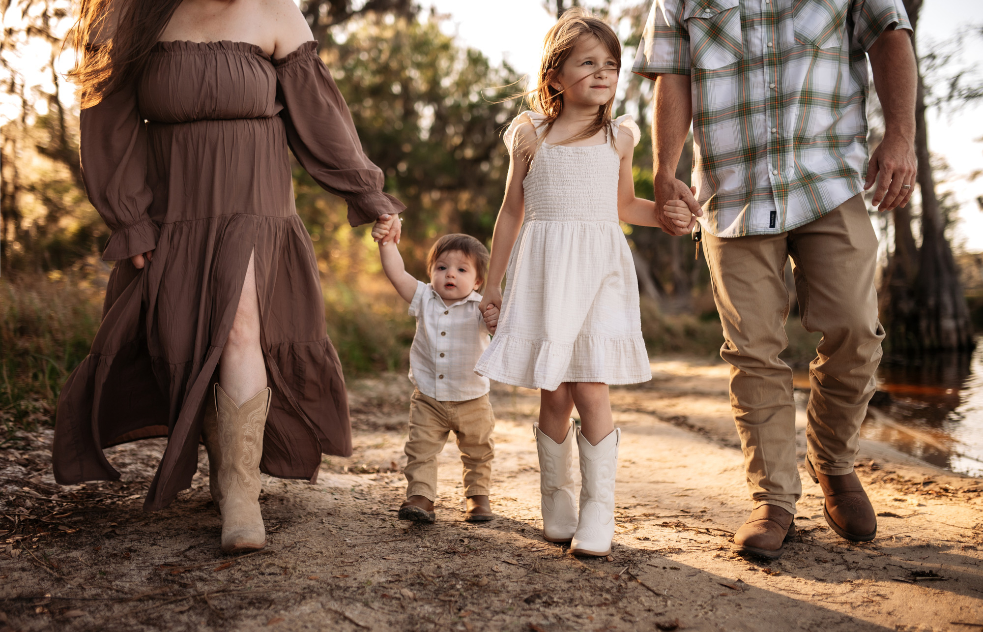 Natural family photo session near Maitland and Orlando, Florida
